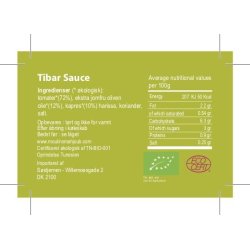 Organic Tibar 1 couscous &amp; pasta sauce, 340g